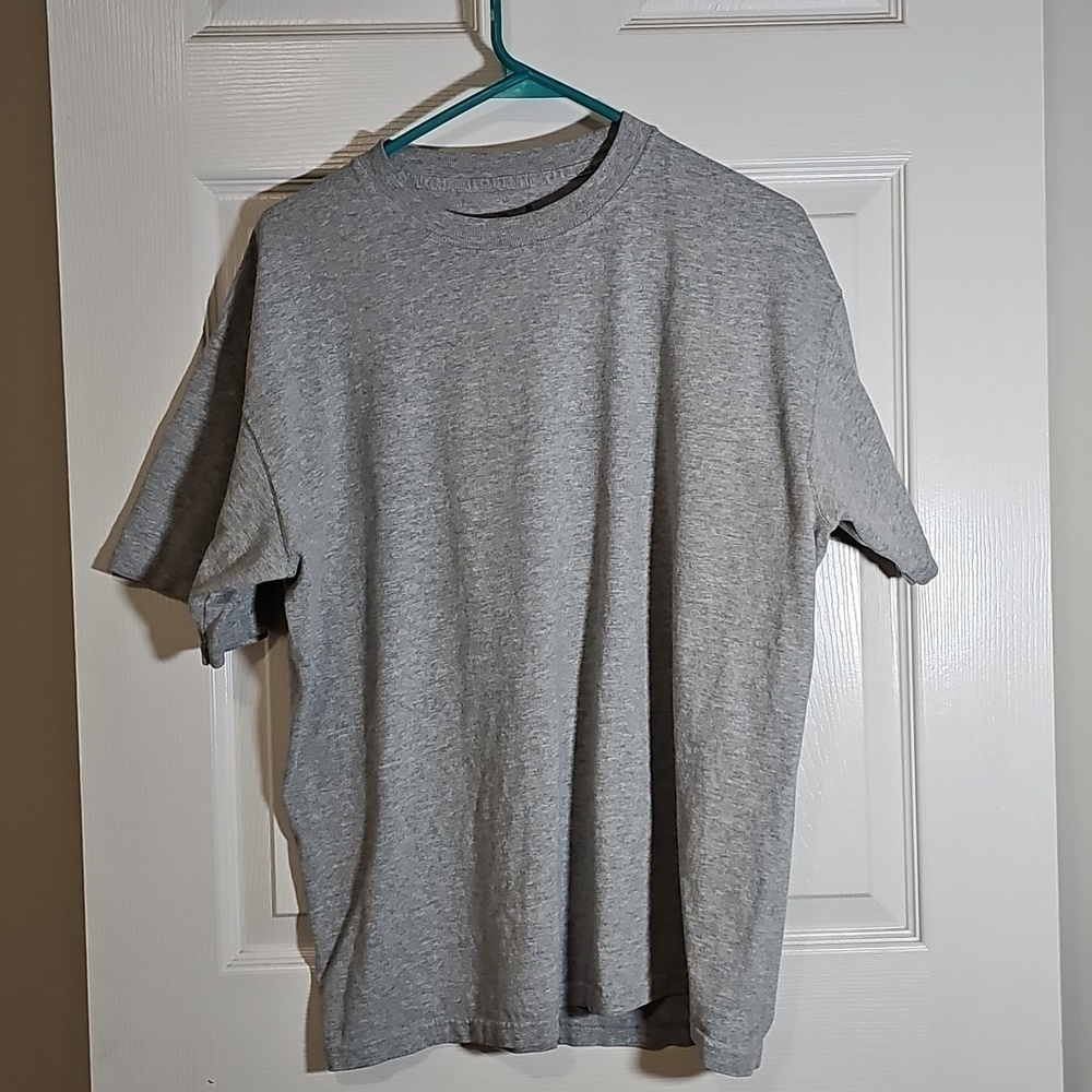 Set Of 4 Cotton T-shirts Solid Striped Crewneck V-Neck Men's Size L - Picture 8 of 13